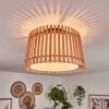 Napili Plafondlamp Zwart, 1-licht