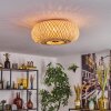Bauro Plafondlamp Messing, 3-lichts