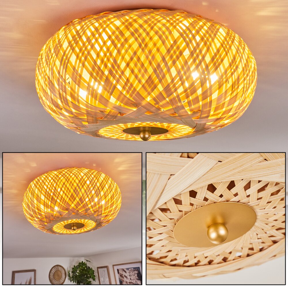 Bauro Plafondlamp Messing, 2-lichts main product photo