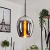 Vevino Hanger Glas 20 cm Chroom, Rookkleurig, 1-licht Vevino Hanger Glas 20 cm Chroom, Rookkleurig, 1-licht