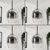 Vevino Hanger Glas 20 cm Duidelijk, Rookkleurig, 1-licht