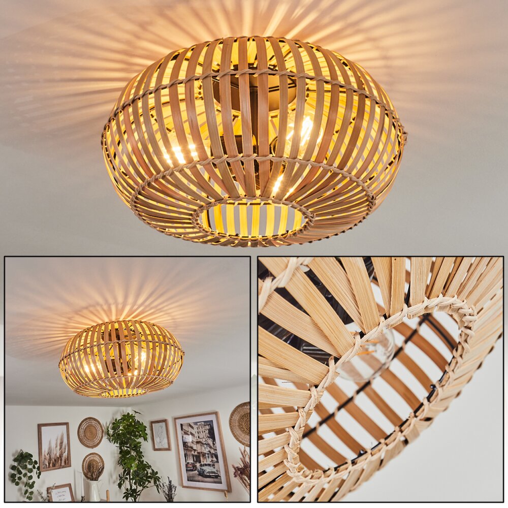 Oravi Plafondlamp Zwart, 3-lichts main product photo