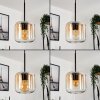 Lauden Hanger Glas 15 cm Amber, Duidelijk, 1-licht