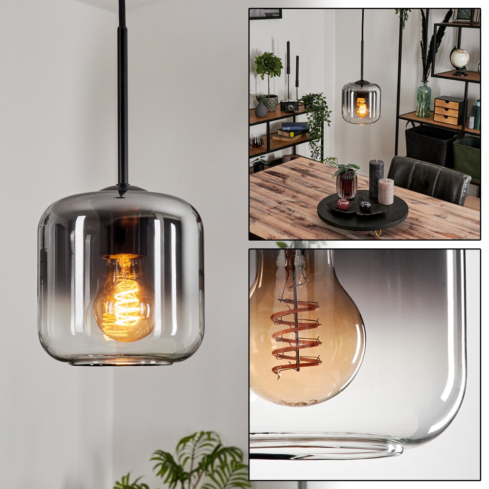 Lauden Hanger Glas 15 cm Duidelijk, Rookkleurig, 1-licht main product photo