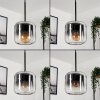Lauden Hanger Glas 15 cm Duidelijk, Rookkleurig, 1-licht