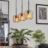 Lauden Hanger Glas 15 cm Amber, 3-lichts