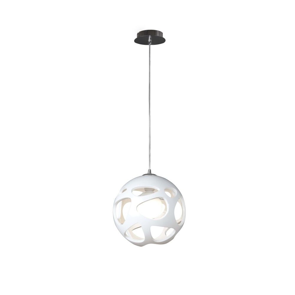 Mantra ORGANICA Hanglamp Chroom, Wit, 1-licht main product photo