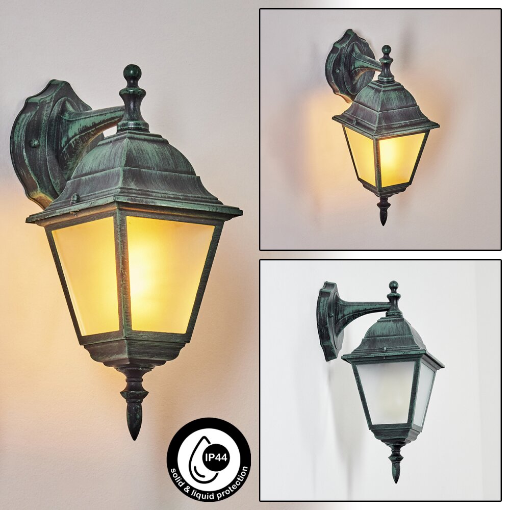 Naofe Buiten muurverlichting Groen, Zwart, 1-licht main product photo