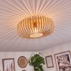 Wemude Plafondlamp Beige, Zwart, 1-licht