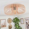 Wemude Plafondlamp Beige, Zwart, 1-licht