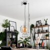 Vevino Hanger Glas 20cm Amber, 1-licht
