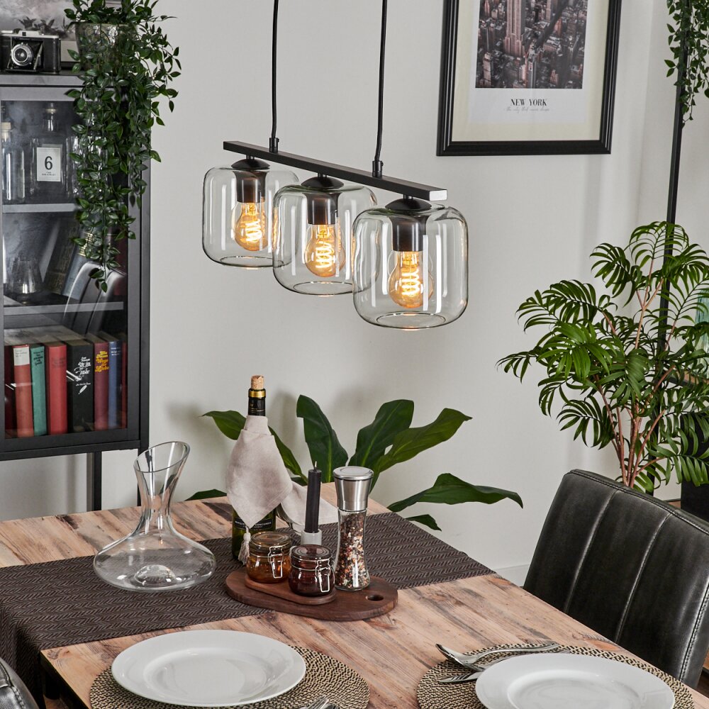 Lauden Hanglamp Glas 15 cm Duidelijk, 3-lichts main product photo