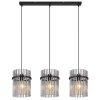 Globo GORLEY Hanger Zwart, 3-lichts