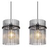Globo GORLEY Hanger Zwart, 3-lichts