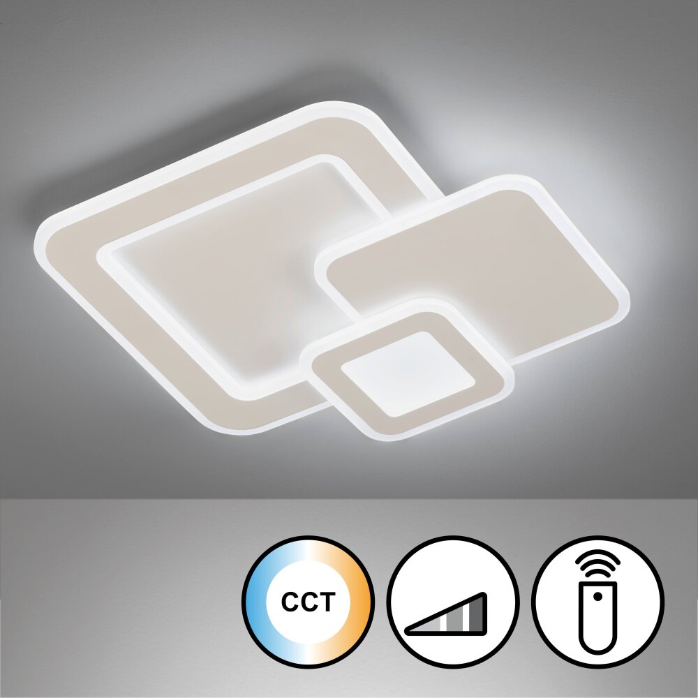 Fischer & Honsel Joster Plafondlamp LED Wit, 1-licht, Afstandsbediening main product photo