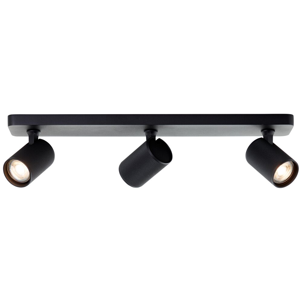 Brilliant Marty Plafondlamp Zwart, 3-lichts main product photo