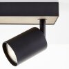 Brilliant Jello Wood Plafondlamp Natuurlijke kleuren, Zwart, 3-lichts