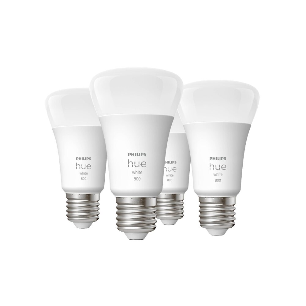 Philips Hue Set van 4 E27 LED 9 Watt 2700 Kelvin 800 Lumen main product photo