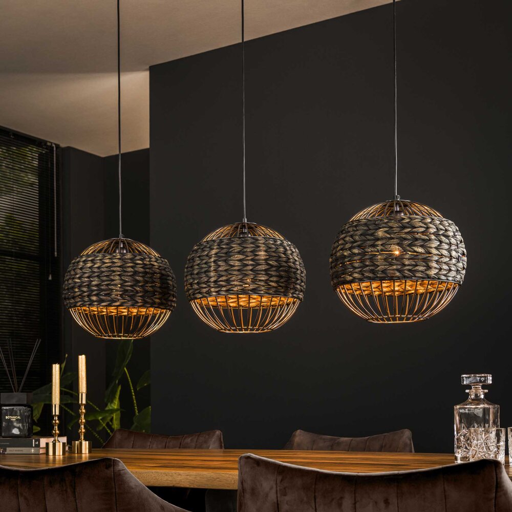 Burgase Hanglamp Antraciet, 3-lichts main product photo
