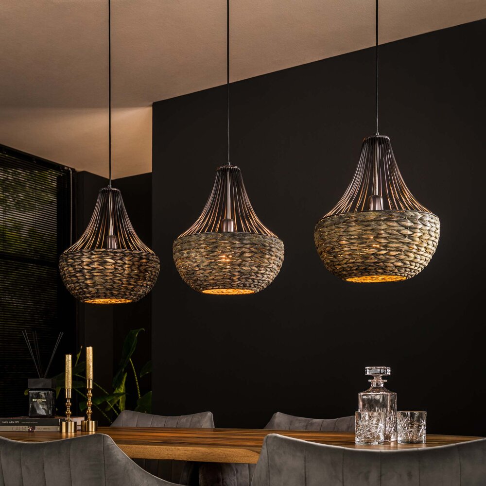 Burgase Hanglamp Antraciet, 3-lichts main product photo