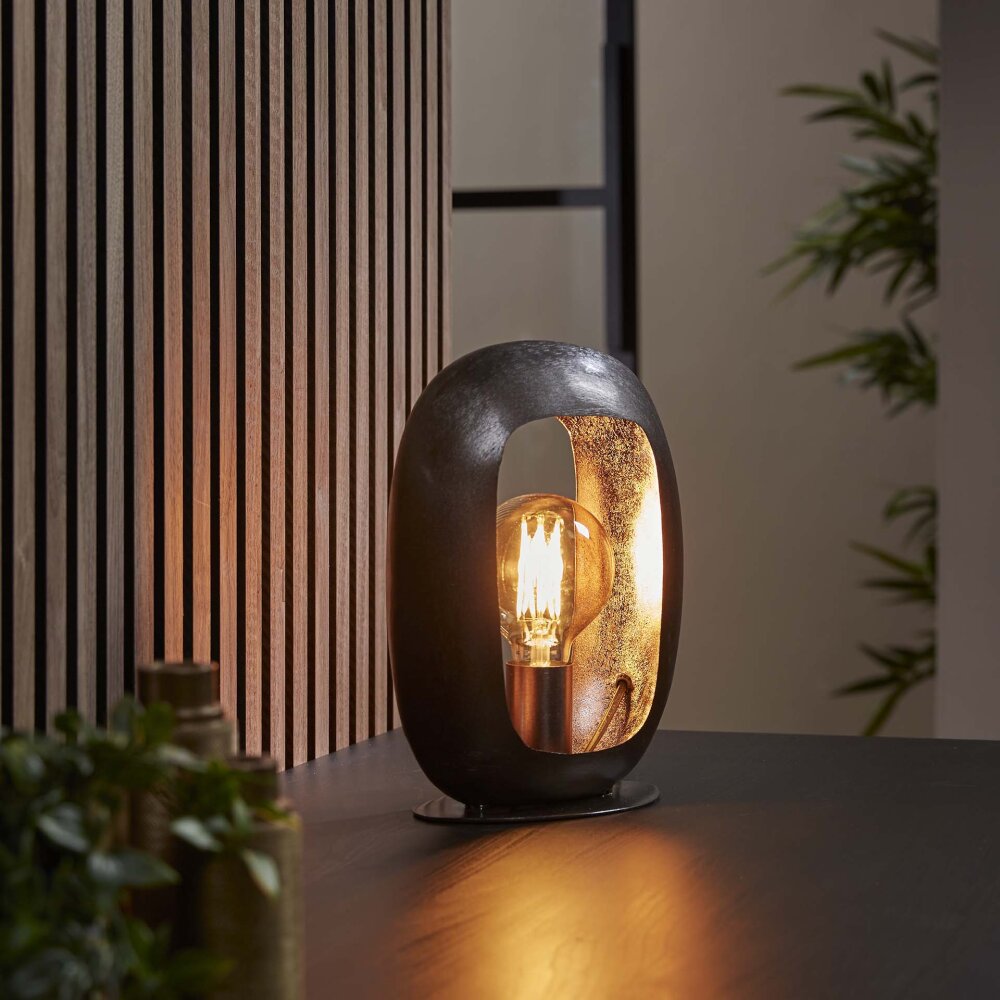 Arch Tafellamp Nikkel mat, Zwart, 1-licht main product photo