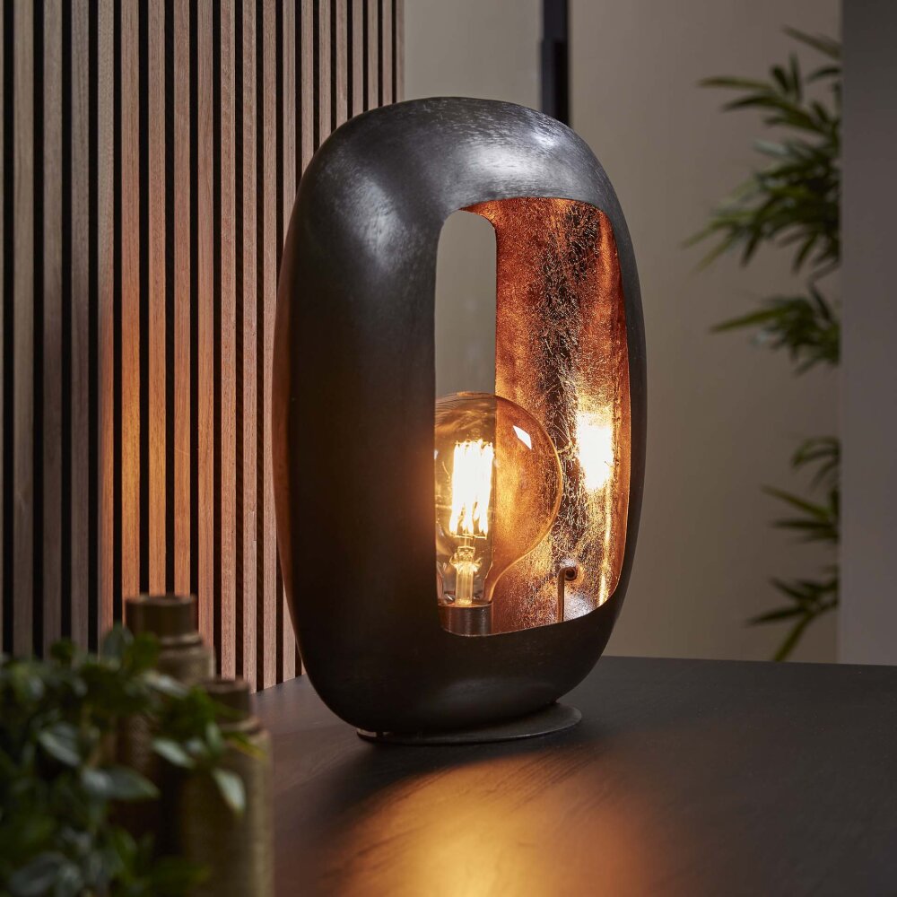Arch Tafellamp Nikkel mat, Zwart, 1-licht main product photo