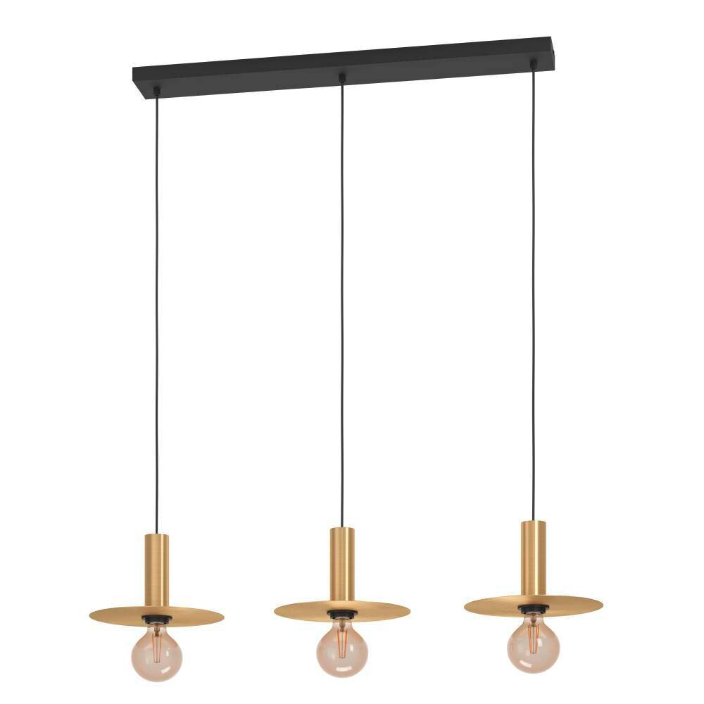 Eglo ESCANDELL Hanger Messing, Zwart, 3-lichts main product photo