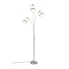 Reality DAVOS Staande lamp Chroom, 3-lichts