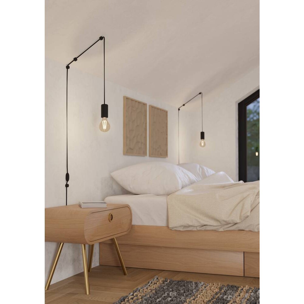 Eglo PINETINA Hanger Zwart, 1-licht main product photo