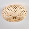 Bauro Plafondlamp Messing, Natuurlijke kleuren, 3-lichts