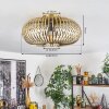 Oravi Plafondlamp Messing, 1-licht
