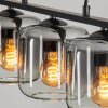 Lauden Hanglamp Glas 15 cm Duidelijk, Rookkleurig, 4-lichts