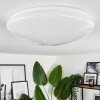 Melres Plafondlamp LED Wit, 1-licht, Afstandsbediening