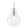 Steinhauer Glass light Hanglamp roestvrij staal, 1-licht