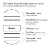 Puk Mike Table LED Chroom, 2-lichts