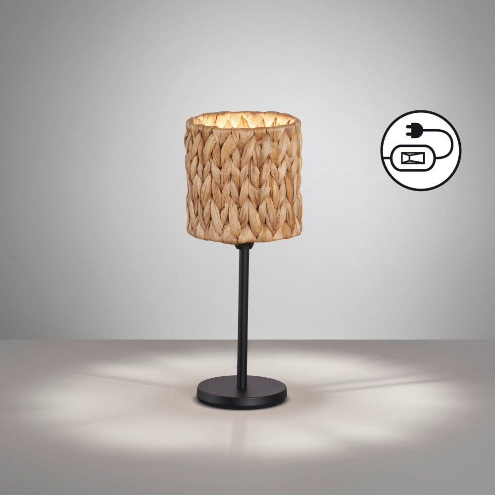 Fischer & Honsel Hyazinthe Tafellamp Zwart, 1-licht main product photo