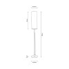 Coquimbito Staande lamp LED Antraciet, 2-lichts