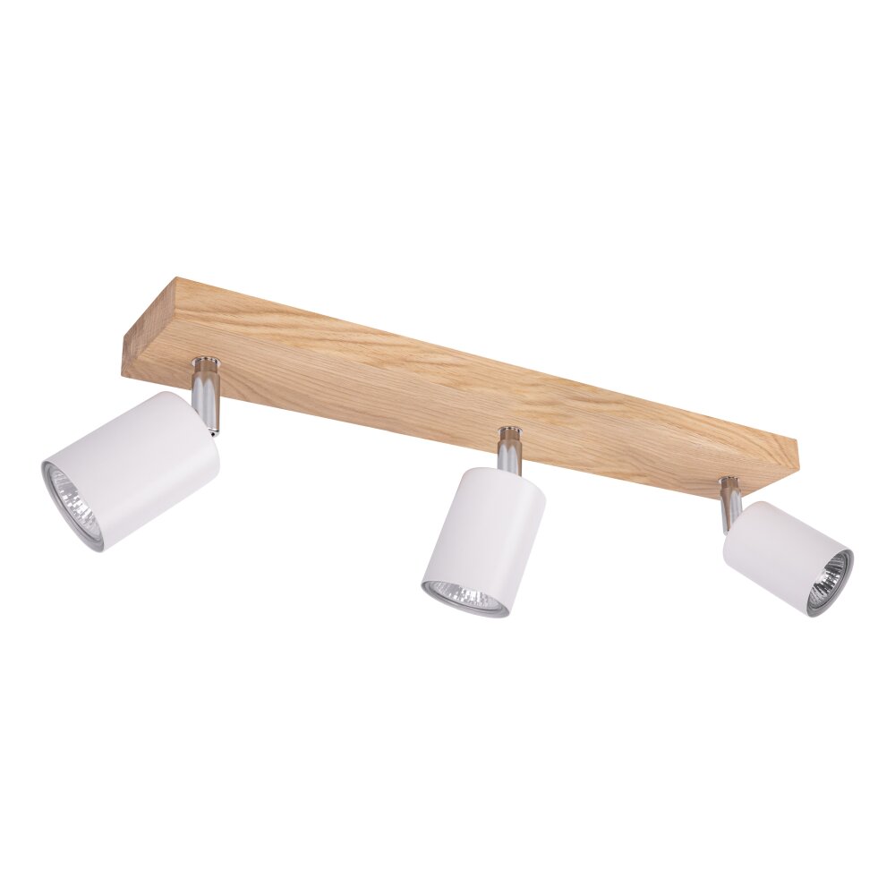 Nazca Plafondlamp Hout licht, 3-lichts main product photo