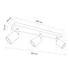 Nazca Plafondlamp Hout licht, 3-lichts