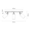 Represita Plafondlamp Hout licht, 3-lichts