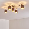 Glane Plafondlamp Nikkel mat, 5-lichts