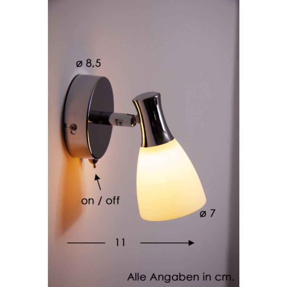 Reality Muurspot Wit, 1-licht main product photo
