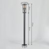 Fukuoka Padverlichting Antraciet, 1-licht