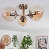 Cabalonga Plafondlamp Oud messing, 3-lichts