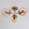 Cabalonga Plafondlamp Oud messing, 3-lichts