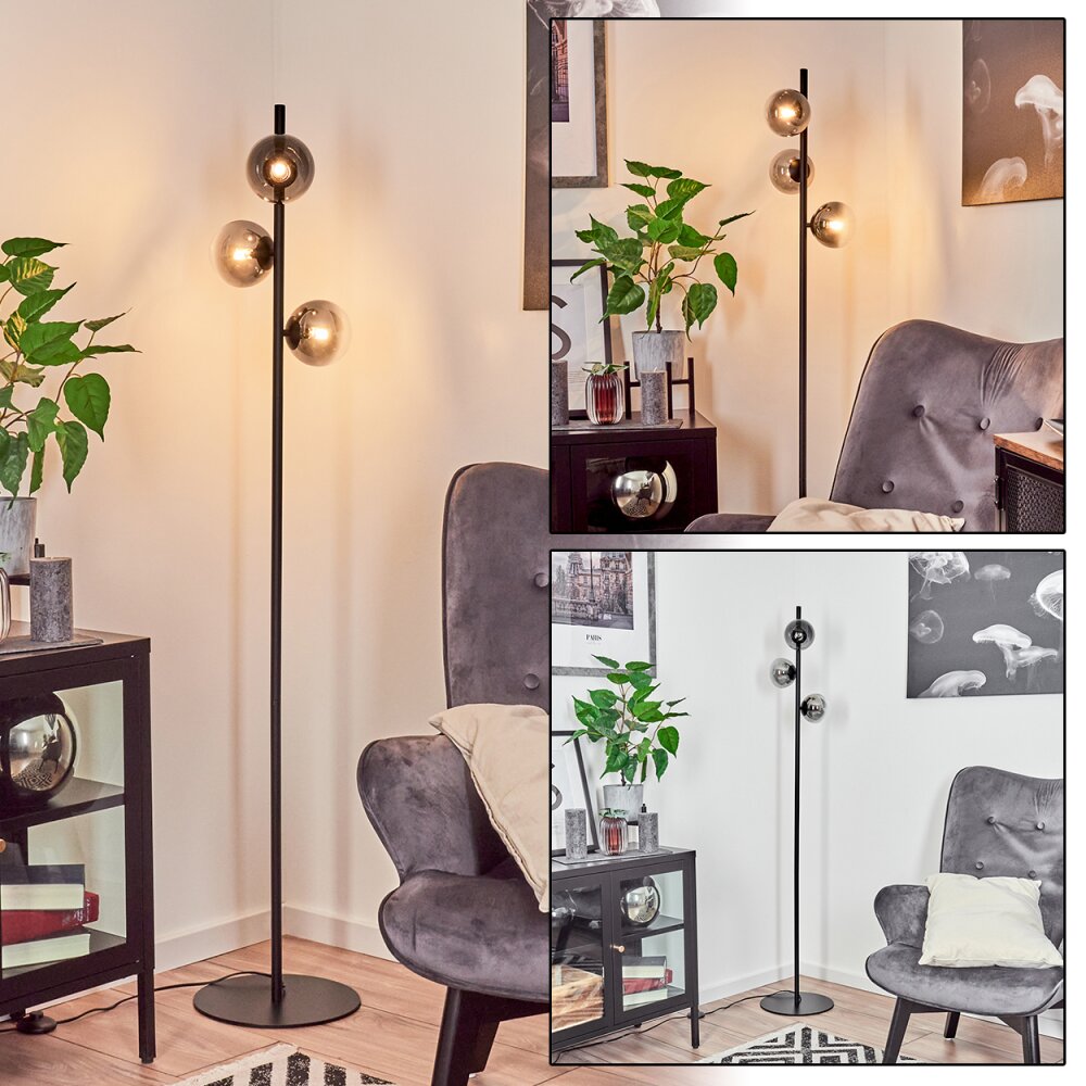 Remaisnil Staande lamp Zwart, 3-lichts main product photo