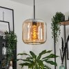 Lauden Hanger Glas 25cm Amber, 1-licht