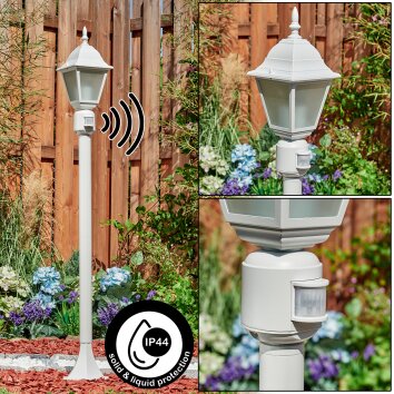 Naofe Padverlichting Wit, 1-licht, Bewegingsmelder Naofe Padverlichting Wit, 1-licht, Bewegingsmelder