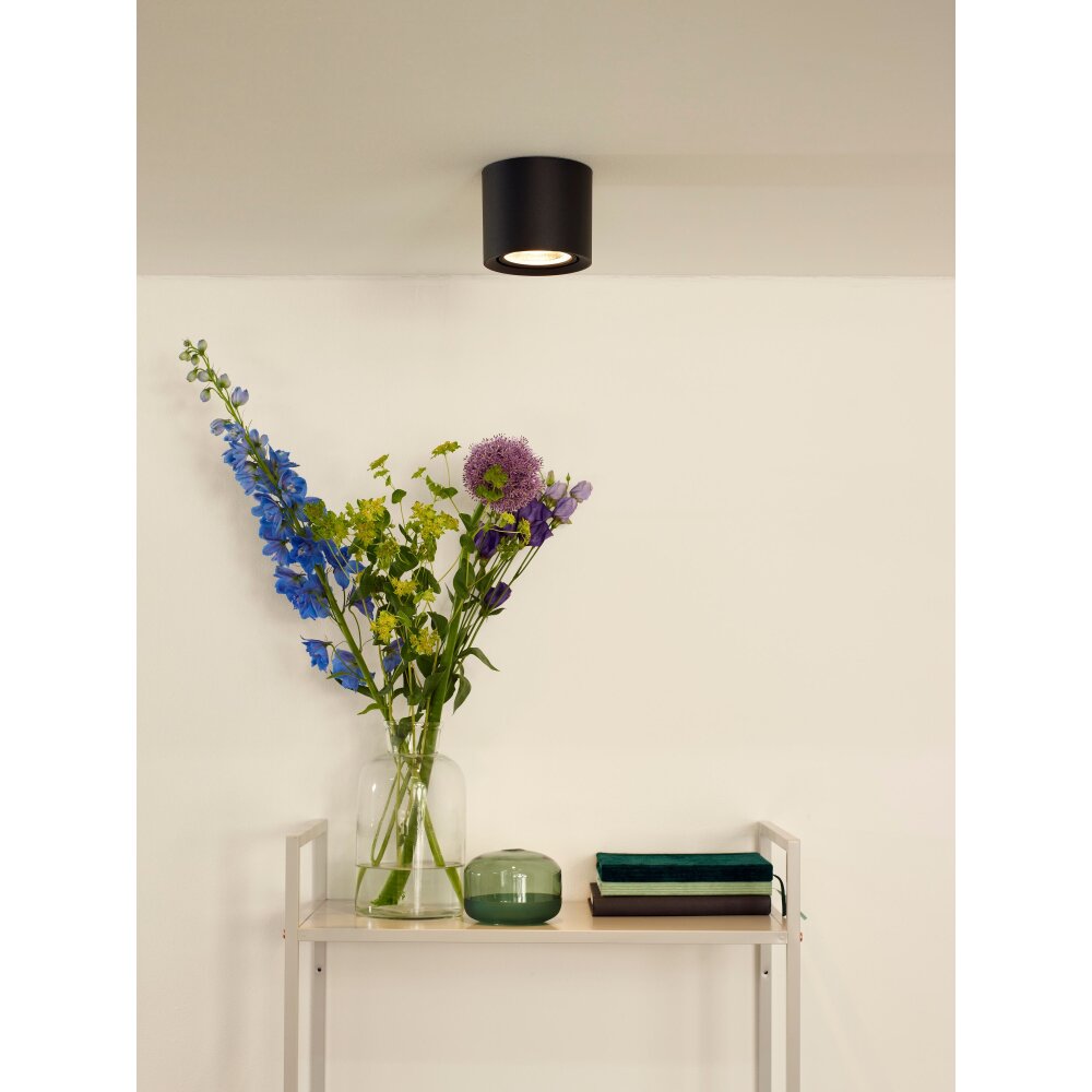 Lucide FEDLER downlight Zwart, 1-licht main product photo