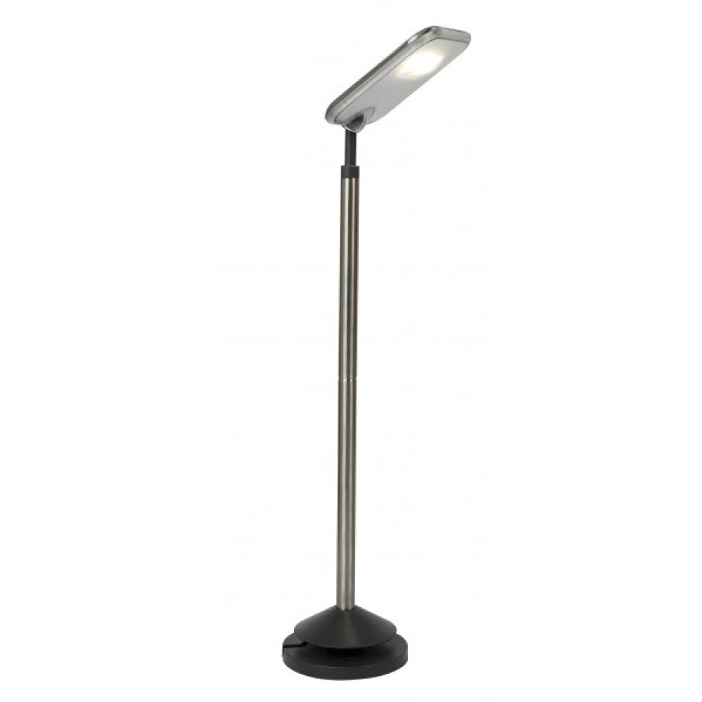 Lutec SUN CONNEC MINIS Set van 2 lampen en 1 solarpaneel LED Chroom, Zwart, 3-lichts main product photo